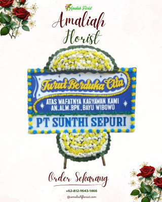 Papan Bunga Duka di Sungaibeliung
