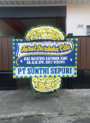 Papan Bunga Duka di Sungaibeliung