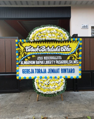Papan Bunga Duka di Sungaibeliung